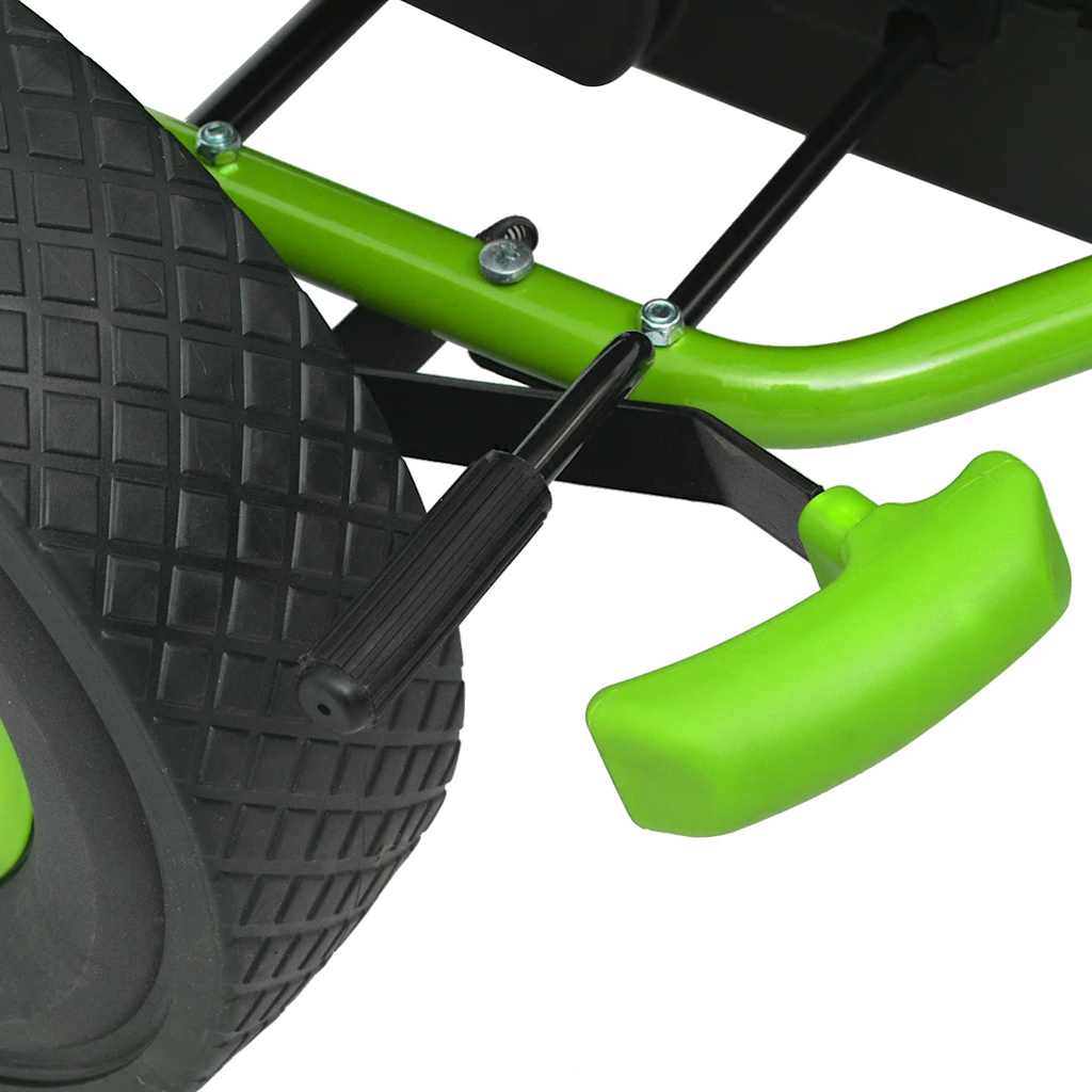 Pedal Go-Kart mit verstellbarem Sitz Blau