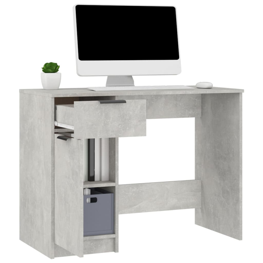 Schreibtisch Weiß 100x50x75 cm Holzwerkstoff