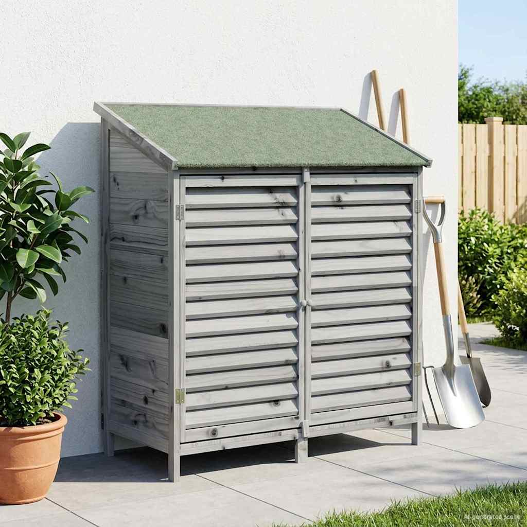 Gartenschuppen Natur 59 x 56 x 113,5 cm Massivholz aus Fichte