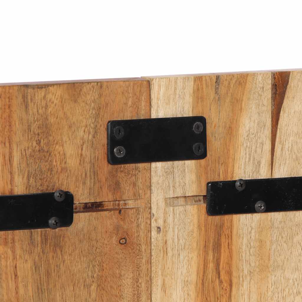 Kopfteil Mehrfarbig 160 cm Massivholz Altholz