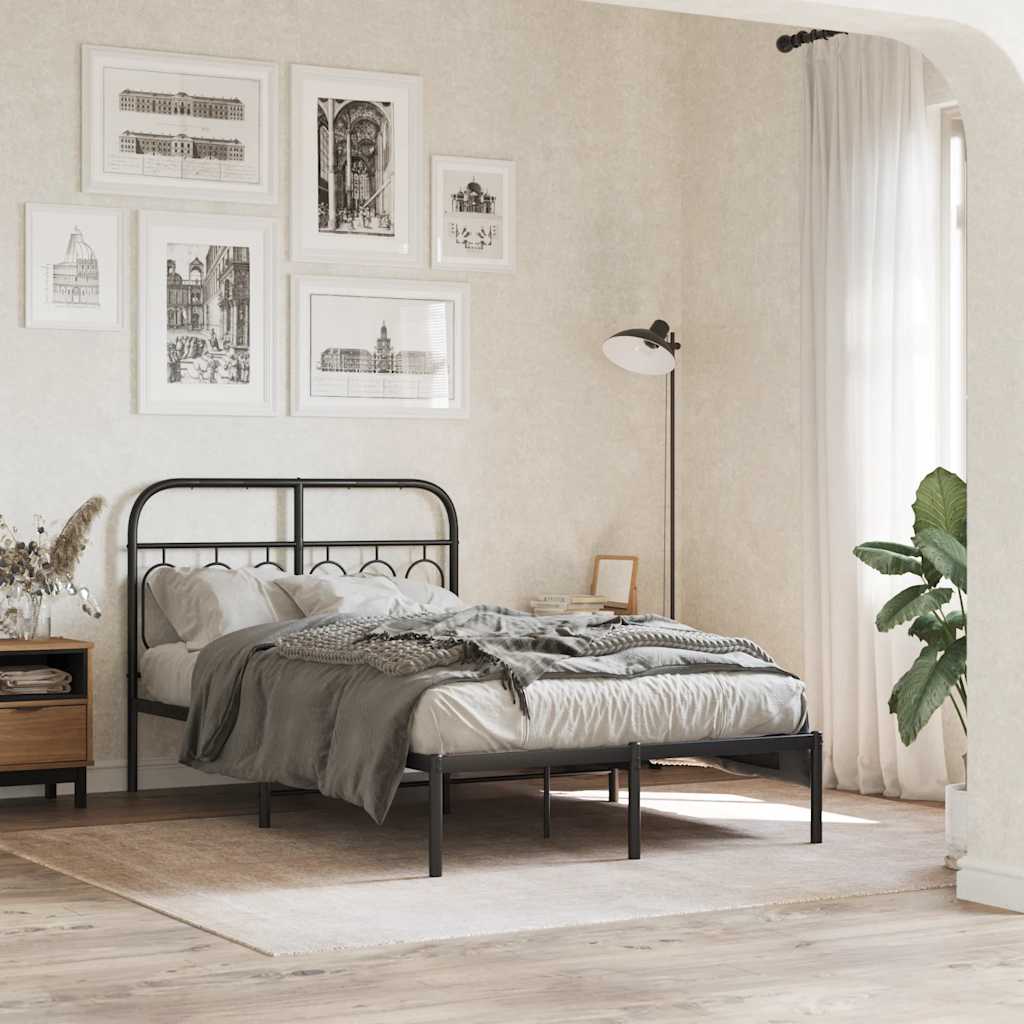 Ersatz-Kopfteil Metall Schwarz 75 cm