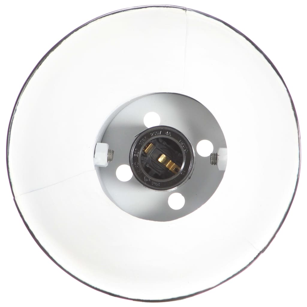 Wandlampe Industriestil Silbern 45x25 cm E27