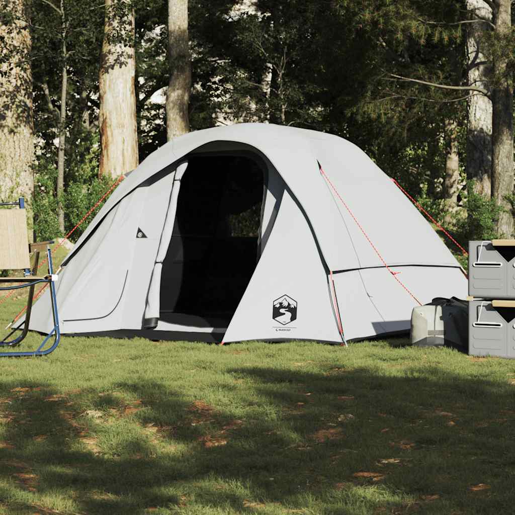 Campingzelt 4 Personen Grün Wasserdicht