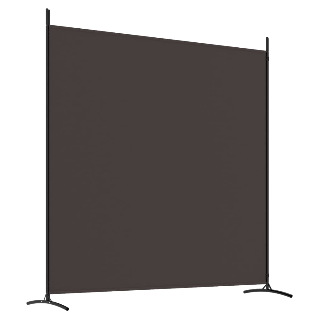 Einzel Panel Raumteiler Beige 175 x 180 cm Stoff
