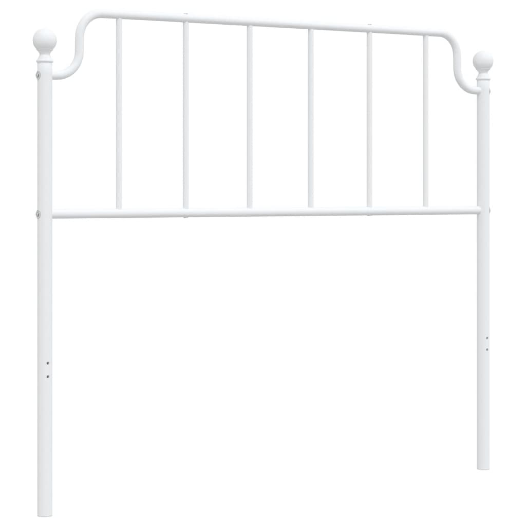 Ersatz-Kopfteil Metall Schwarz 135 cm