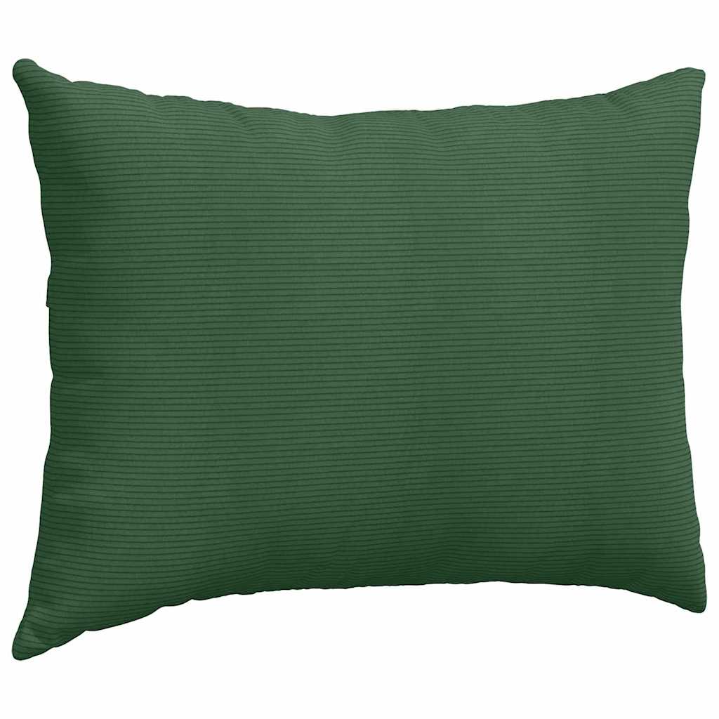 Sofakissen 2 Stück Hellgrau 50 x 30 cm Cordstoff