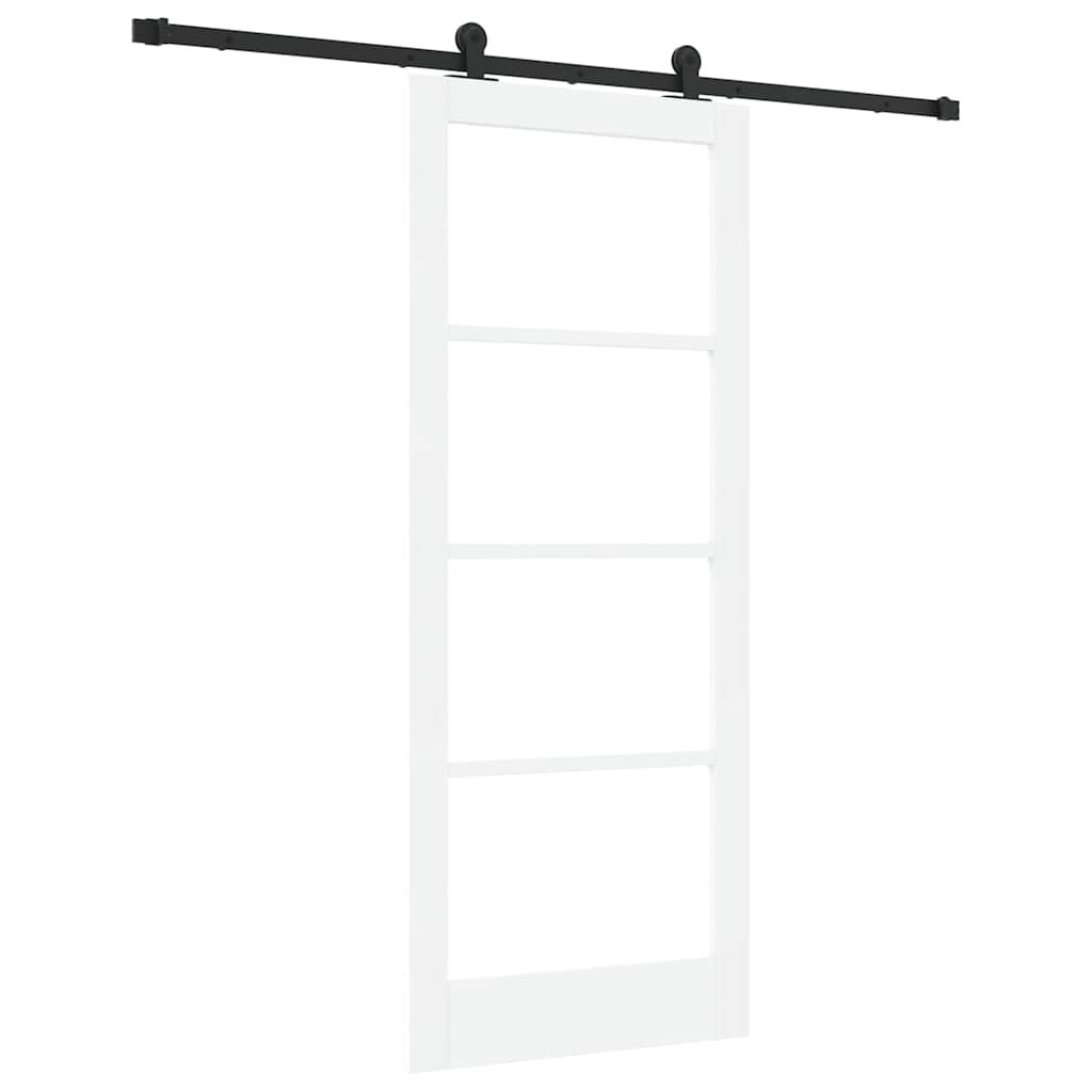 Schiebetür ORKDAL Natürlich und Schwarz 61 x 198,5 cm