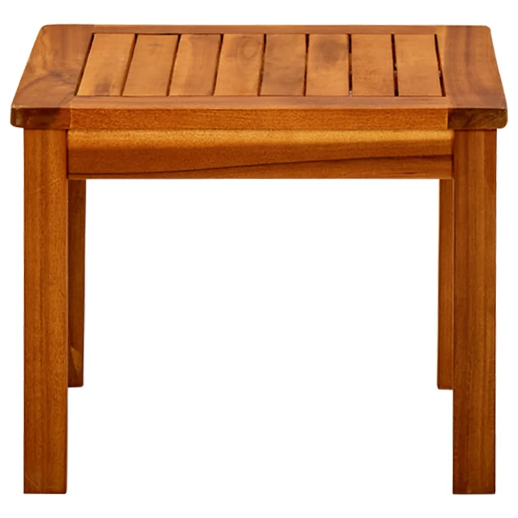 Couchtisch Helles Akazienholz 45 x 45 x 36 cm Massivholz Akazie