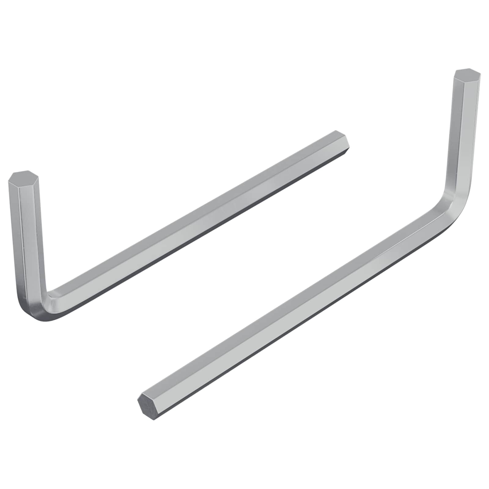 Inbusschlüssel 2 pcs Silber 20 x 52 mm Stahl