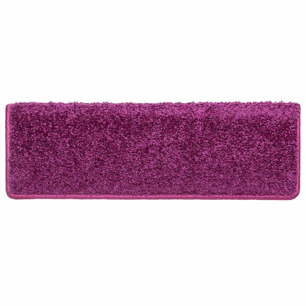 Stufenmatten 15 Stk. 65x21x4 cm Grau Rechteckiger Rand