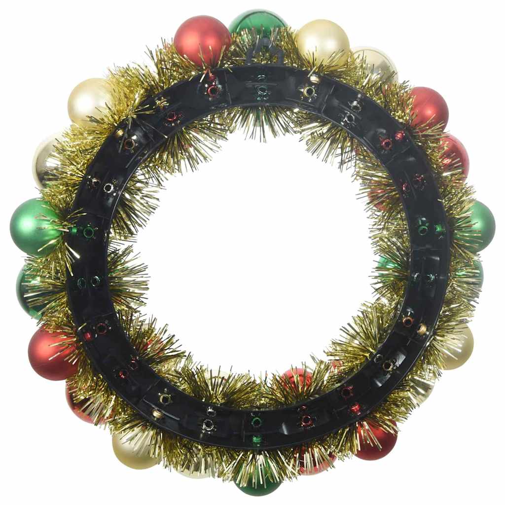 Weihnachtsballkränze 2 pcs Rot 33 x 33 x 7 cm Polystyrol