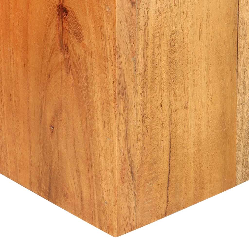 3-teilige Blumentreppe Massivholz Akazie Braun
