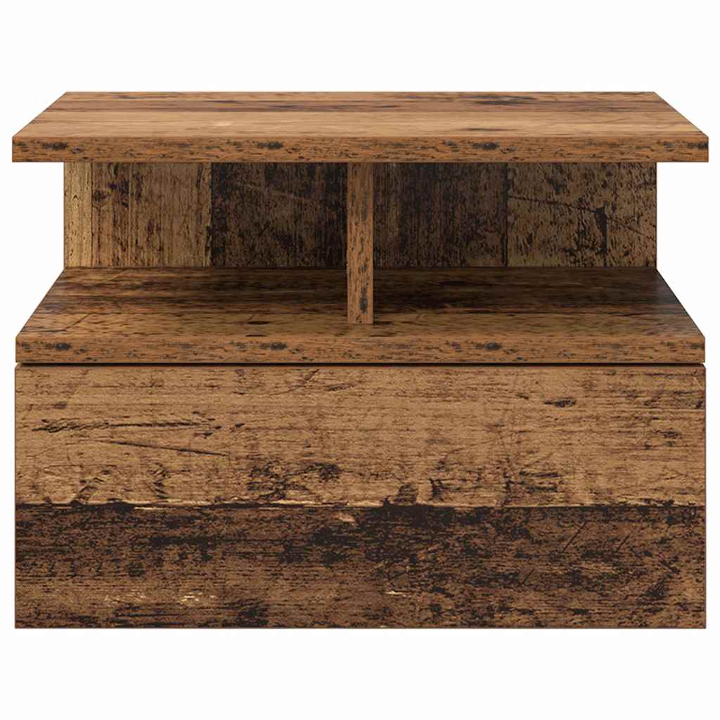 Hängender Nachttisch Weiß 40x31x27 cm Holzwerkstoff