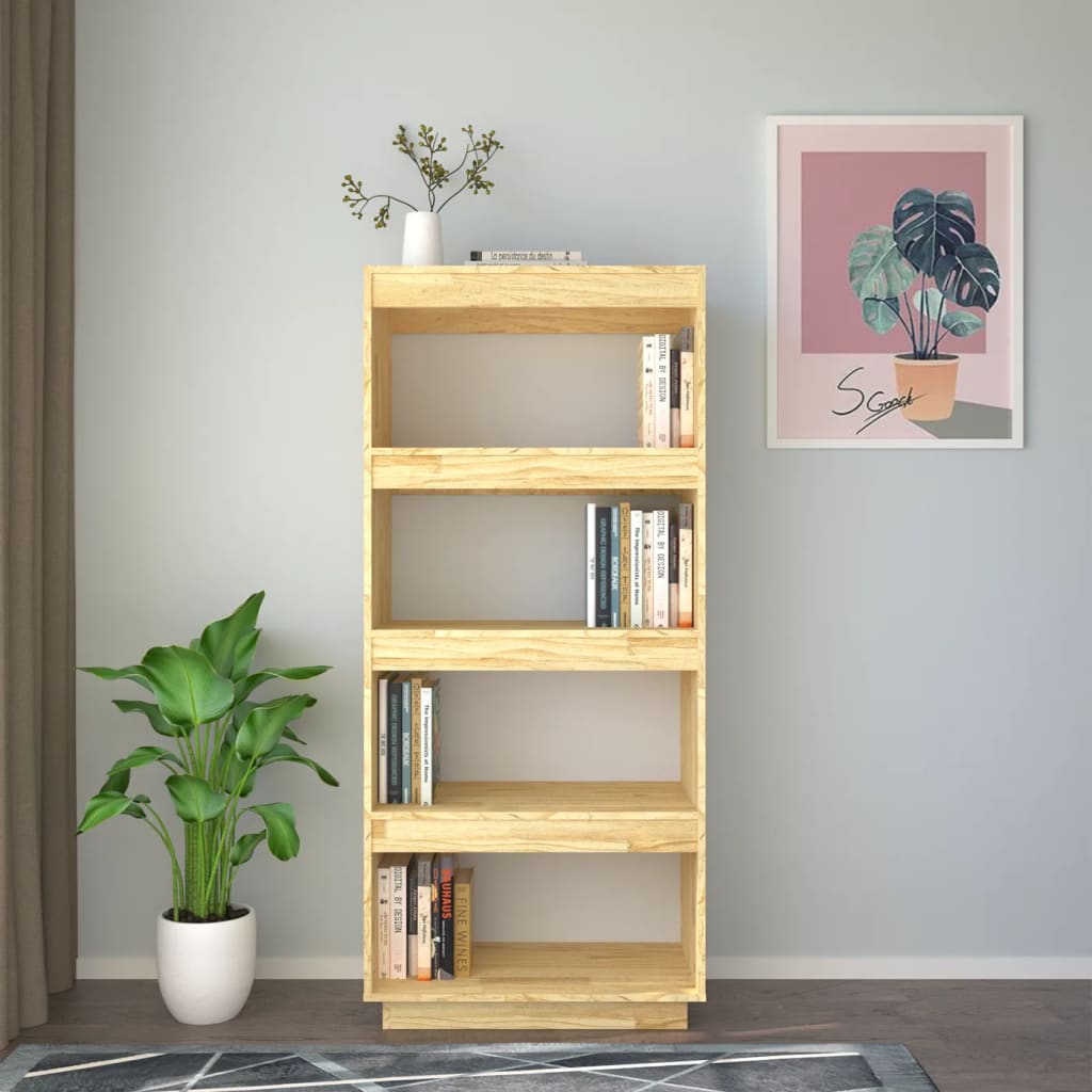 Bücherregal 40x35x71 cm Massivholz Kiefer