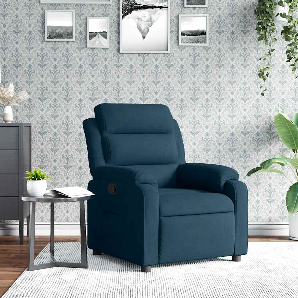 Relaxsessel Elektrisch Hellgrau Samt