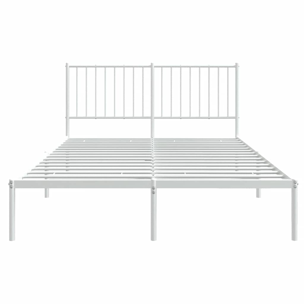 Bettgestell Metall Schwarz 75x190 cm