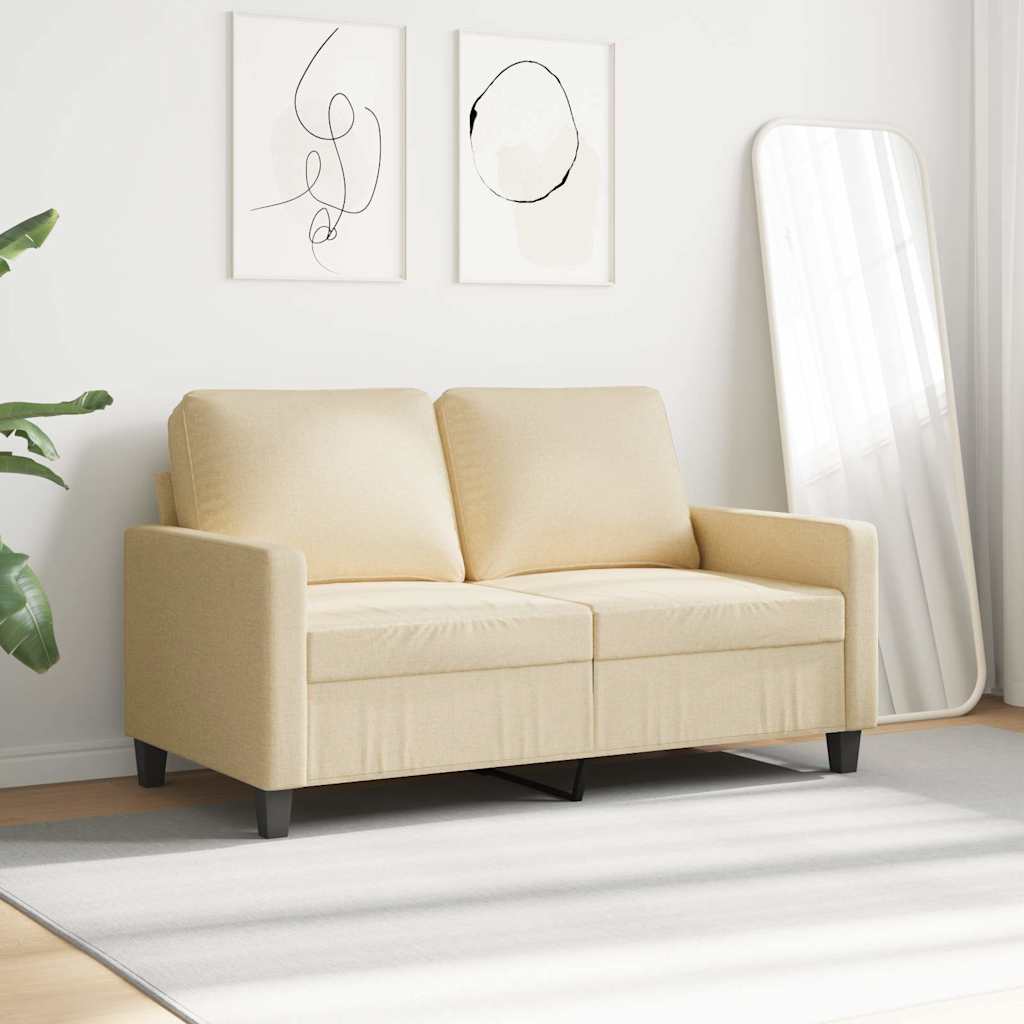3-Sitzer-Sofa Hellgrau 180 cm Stoff