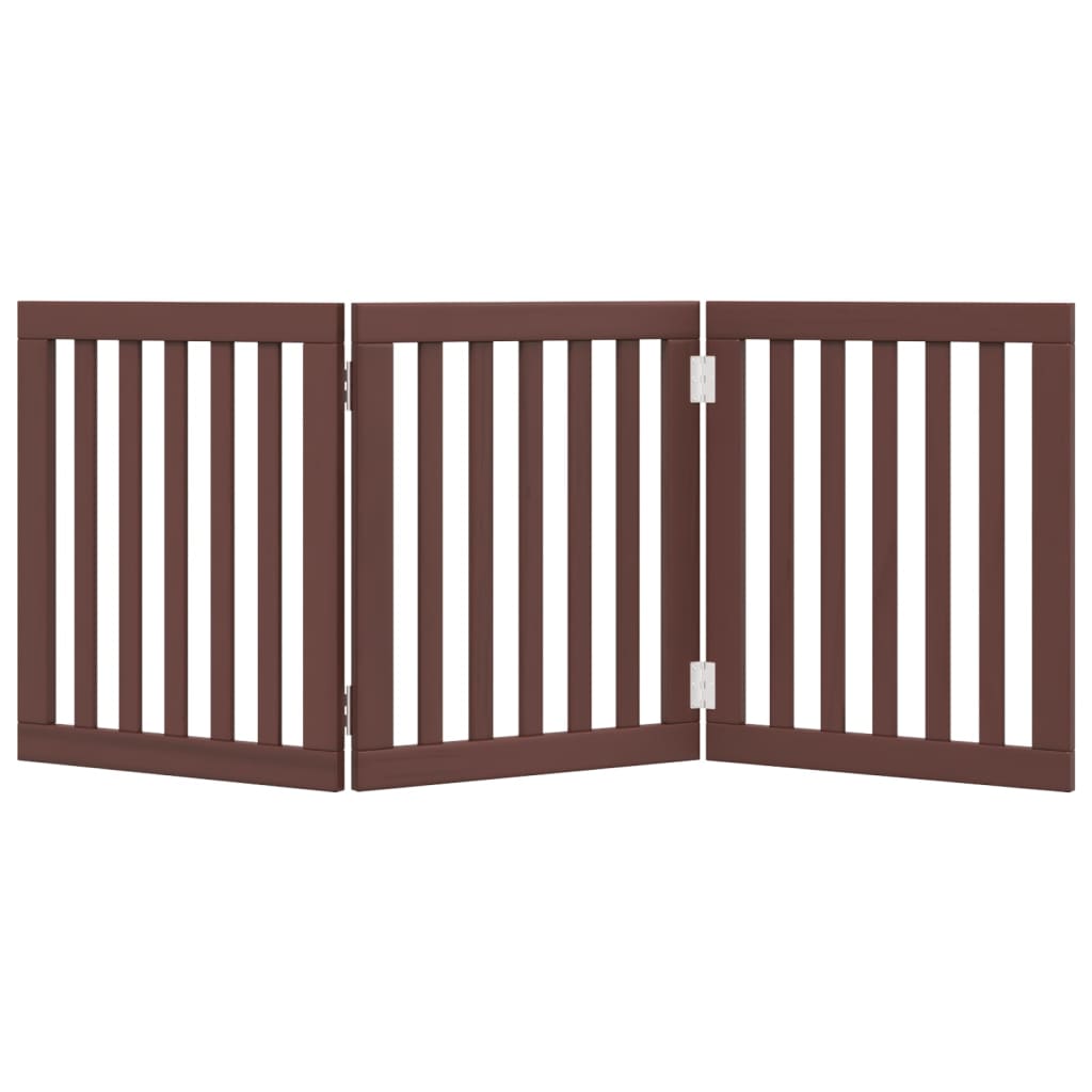 Hundegitter Faltbar 3 Paneele 150 cm Pappelholz