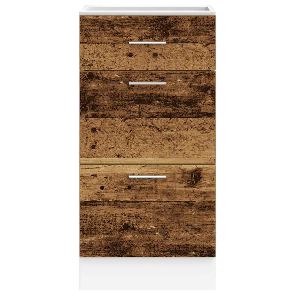 Unterschrank Lyon Weiß 60x46x81,5 cm Holzwerkstoff