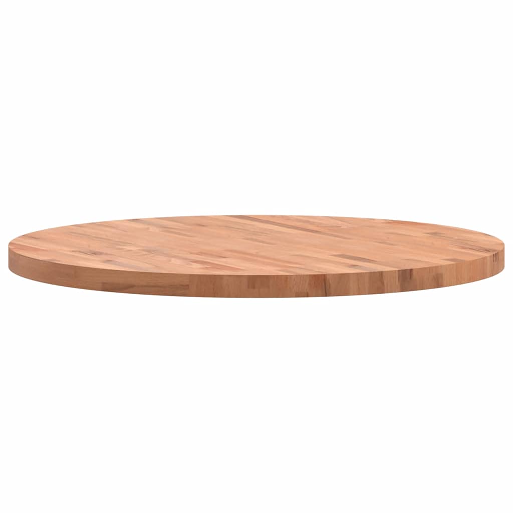 Tischplatte Ø30x1,5 cm Rund Massivholz Buche