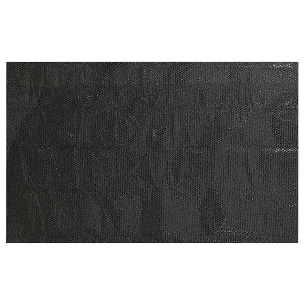 Solar Poolabdeckung 1000 x 500 cm 110 μm Quadratisch PE Schwarz
