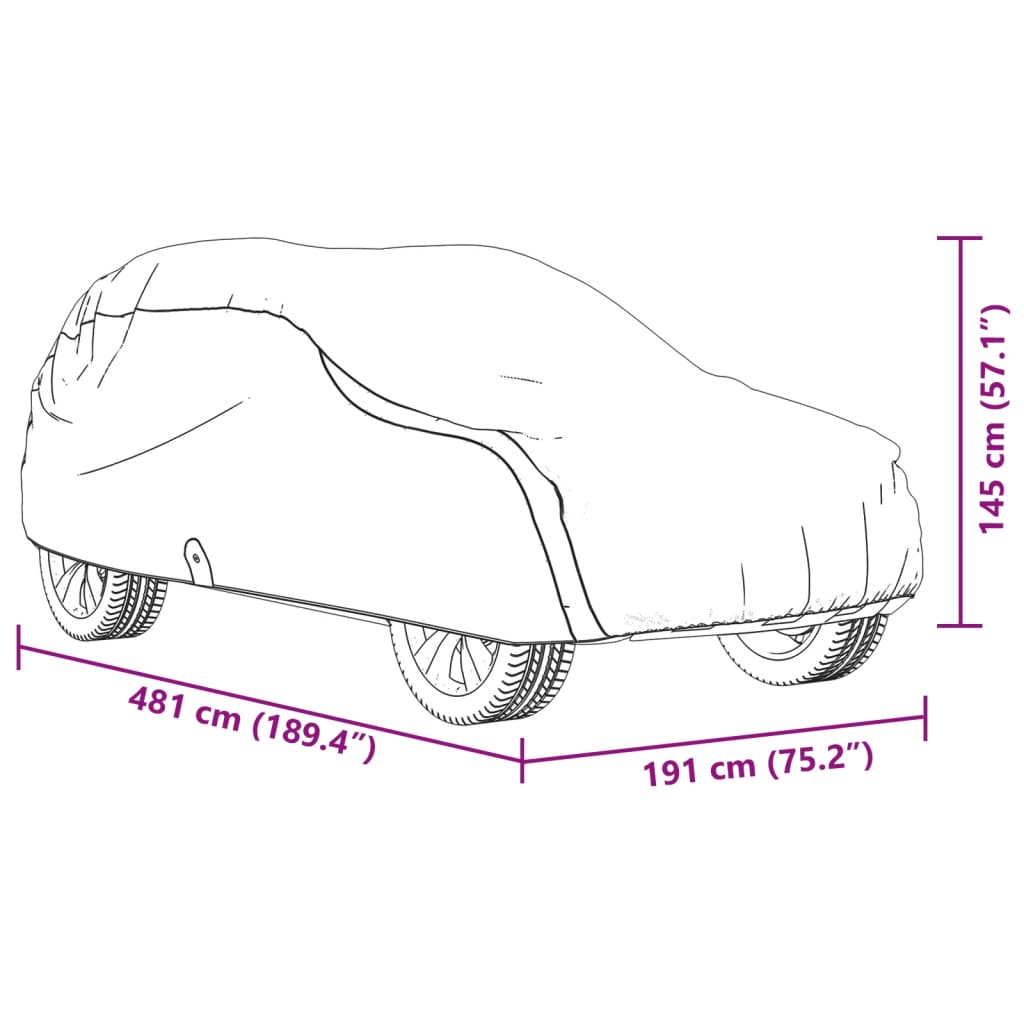 Vollgarage Vliesstoff Gr. M