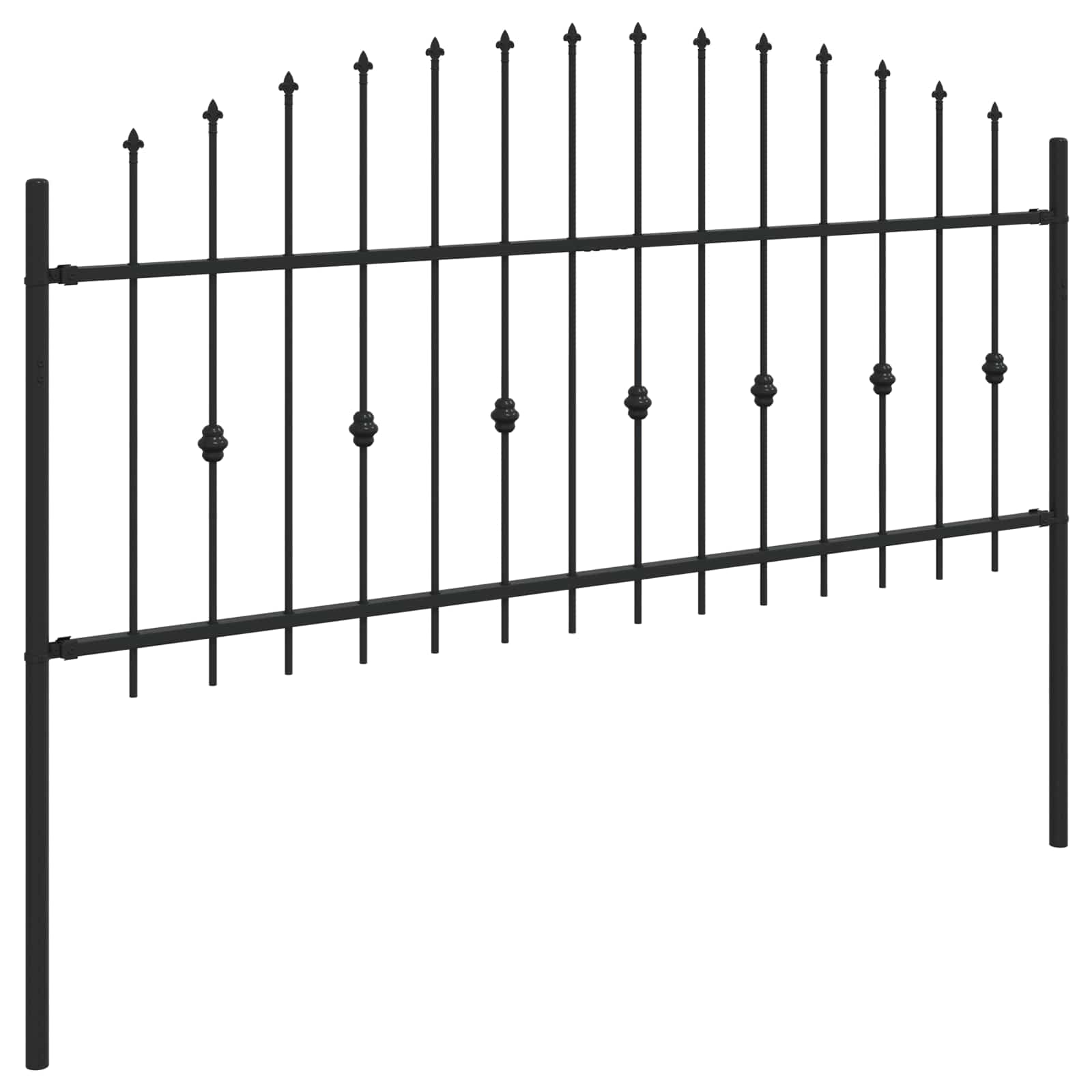 Spießzaun Asten Schwarz