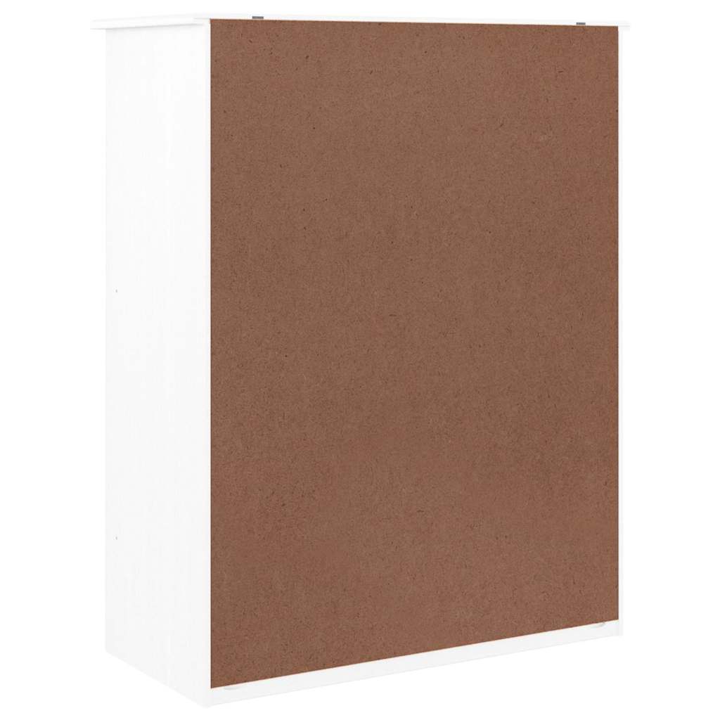 Schuhschrank ALTA 77x35x96 cm Massivholz Kiefer