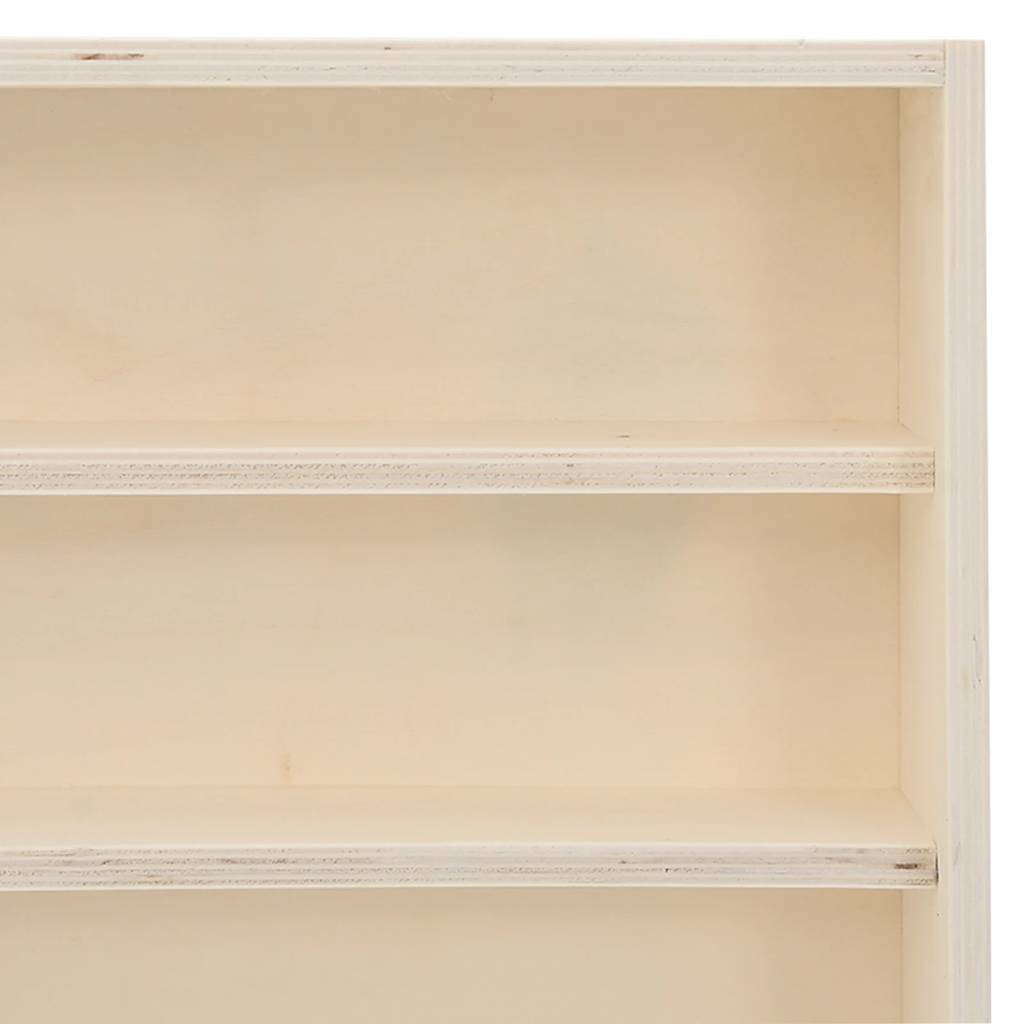 Sammlervitrine aus Holz mit 6 Regalen 40x8,5x55 cm