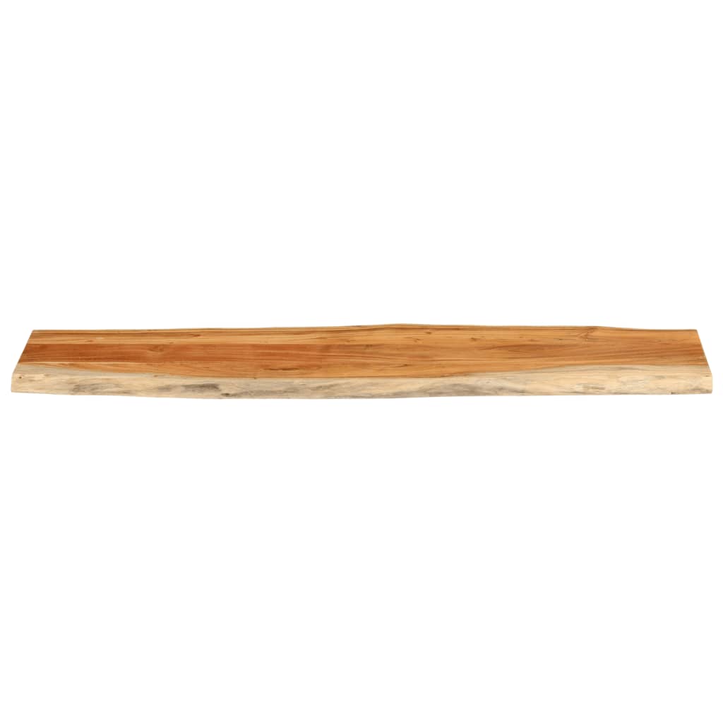 Tischplatte 40x40x2,5 cm Rechteckig Massivholz Akazie Baumkante