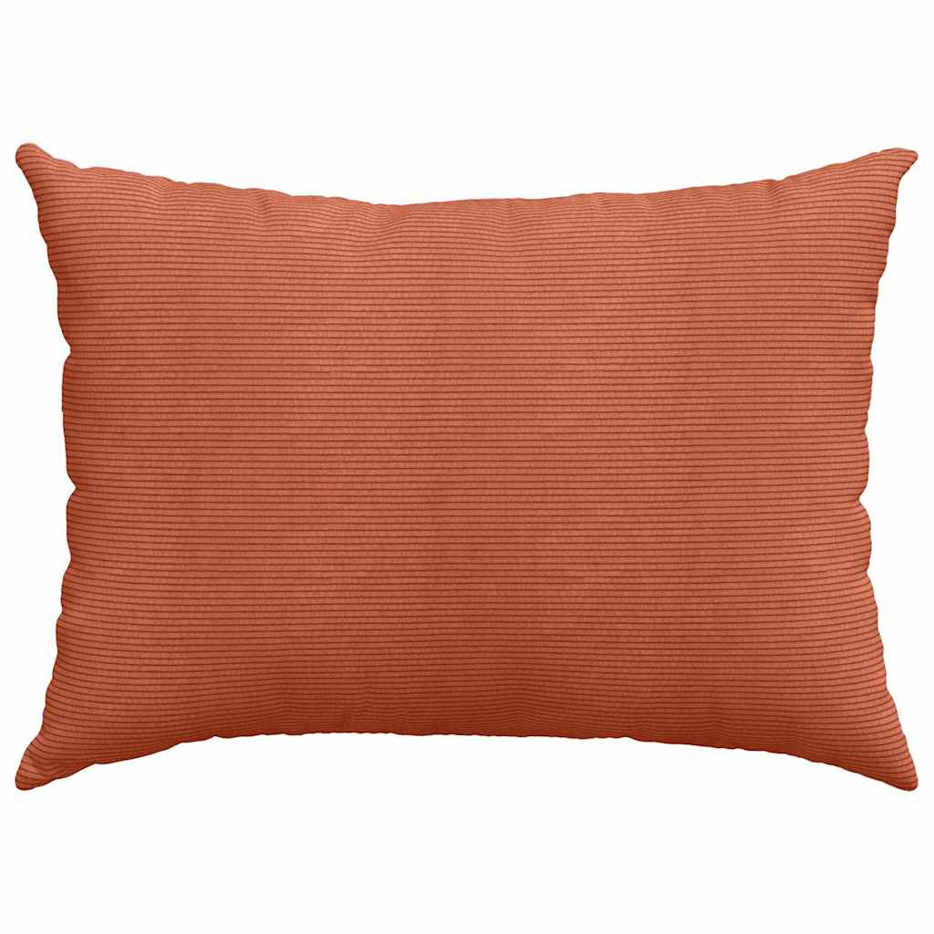 Sofakissen 2 Stück Hellgrau 50 x 30 cm Cordstoff