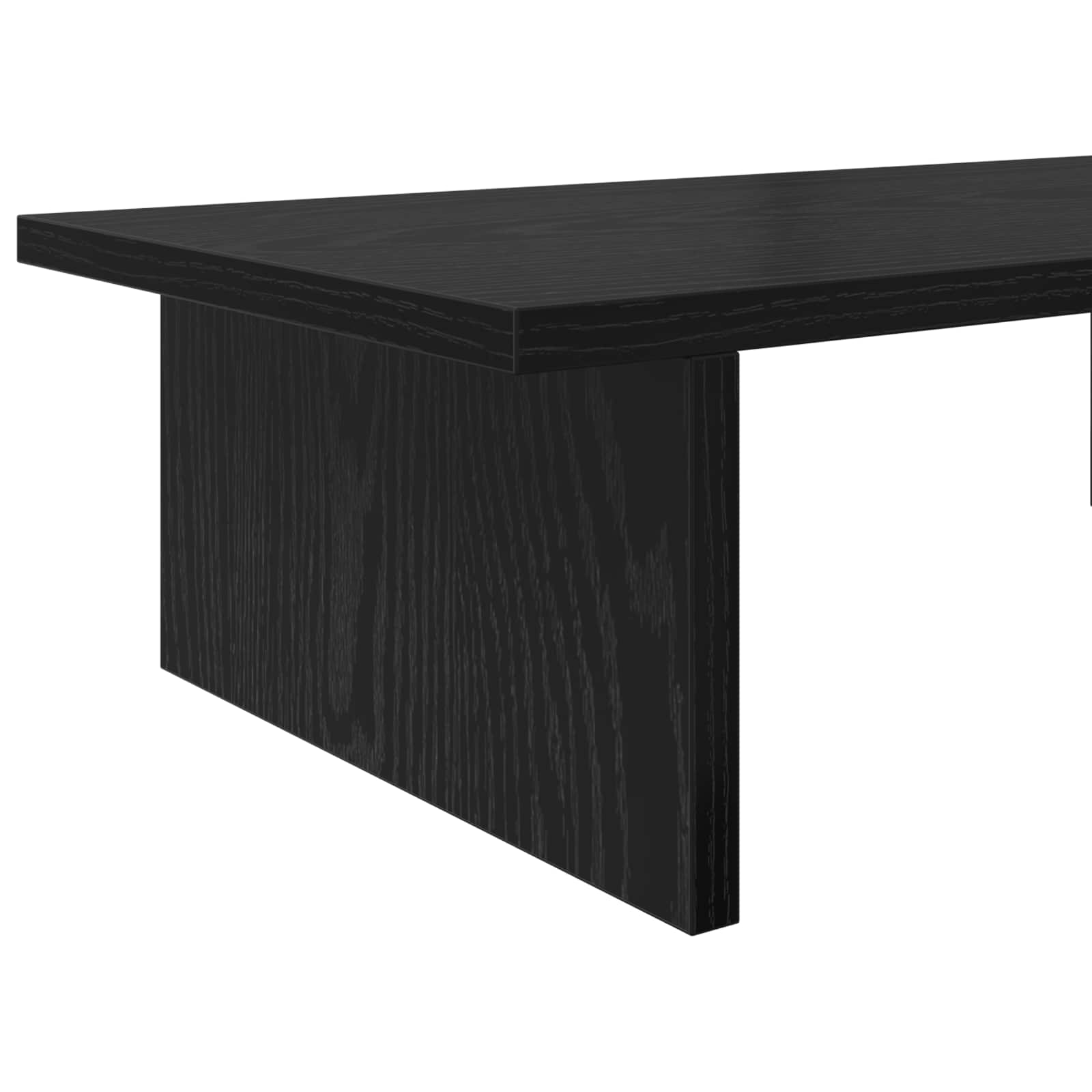 Monitor Halterung Schwarze Eiche 100 x 27 x 15 cm Holzwerkstoff