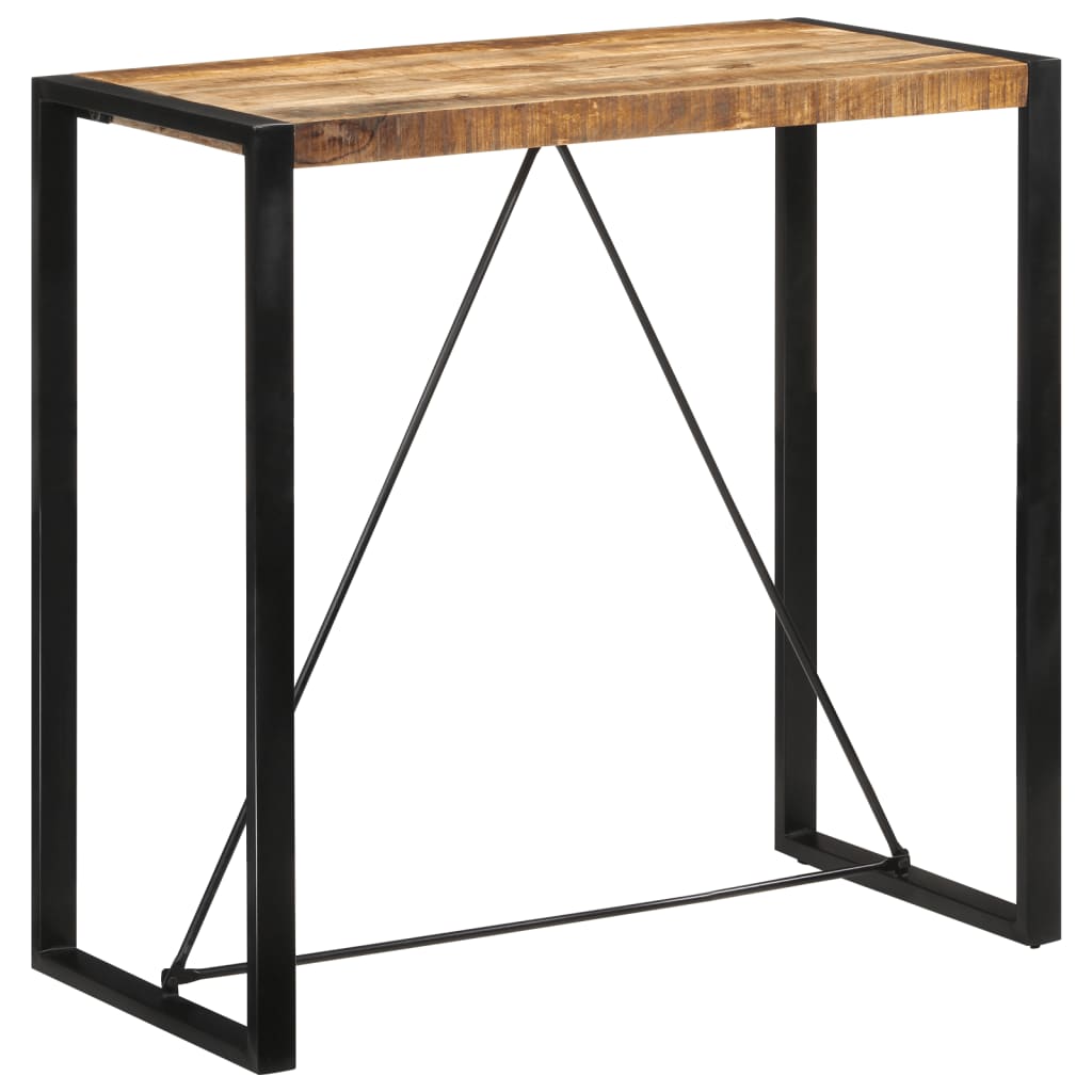 Bartisch 110 x 60 x 110 cm Massivholz Mango