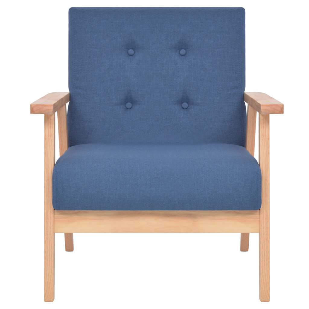 2-Sitzer-Sofa Stoff Hellgrau