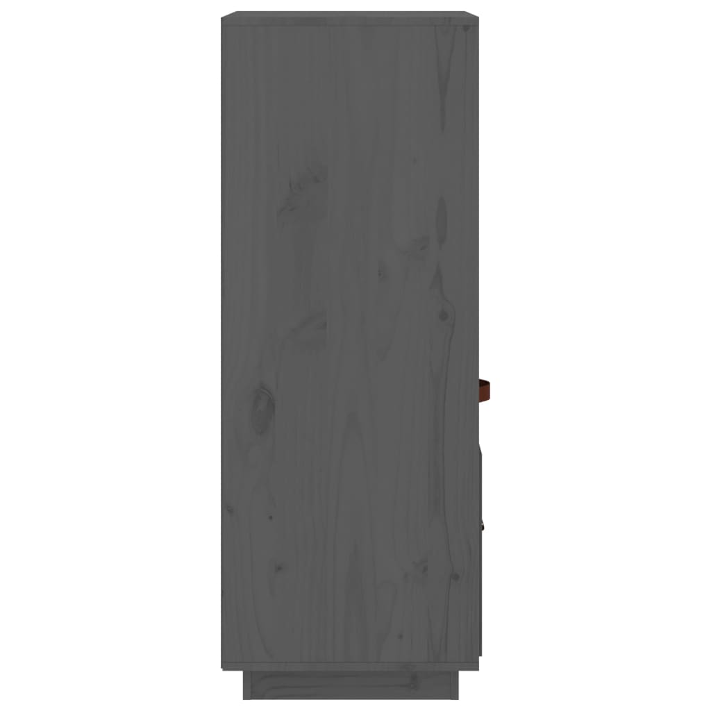 Highboard 34x40x108,5 cm Massivholz Kiefer