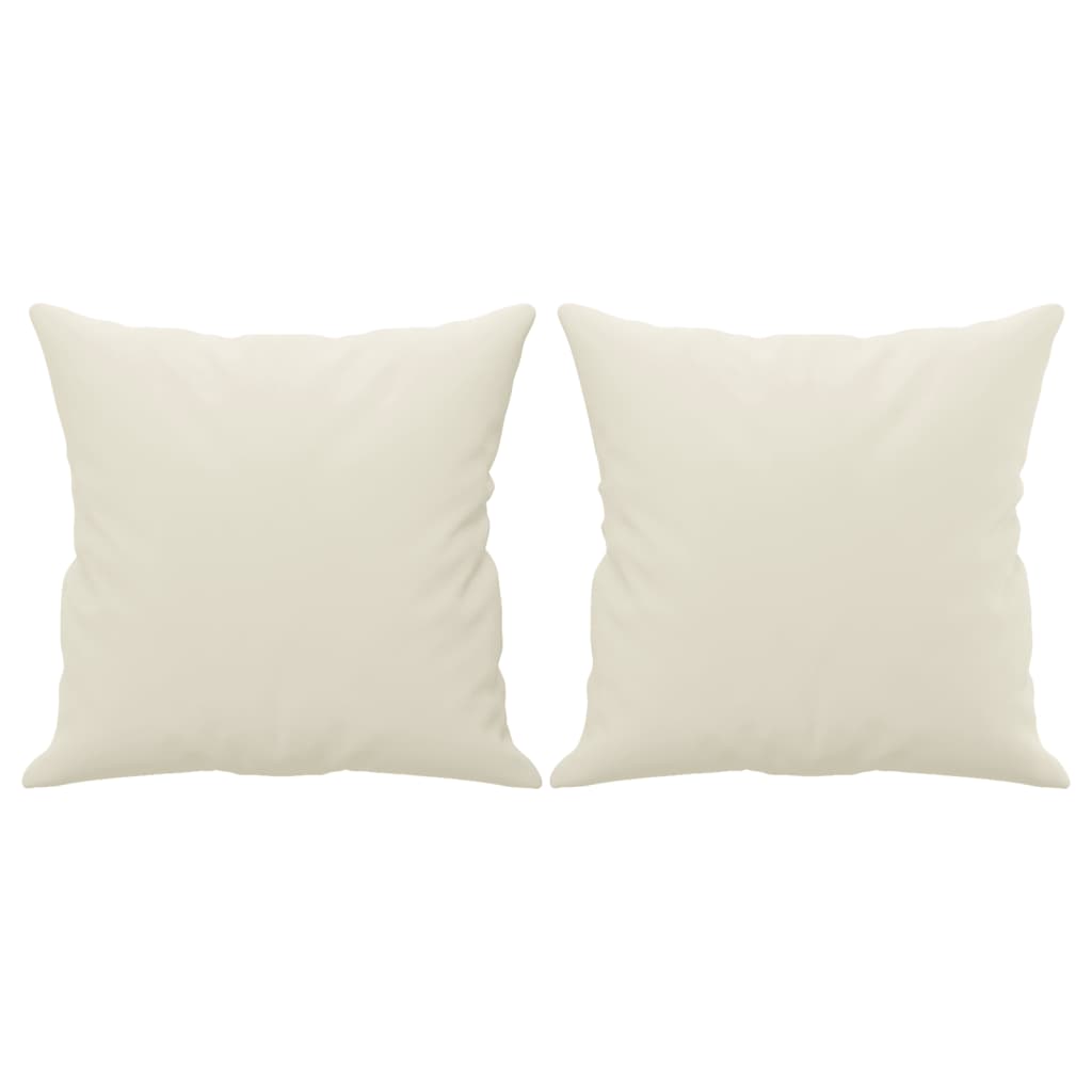 2-Sitzer-Sofa mit Zierkissen Dunkelgrün 120 cm Samt