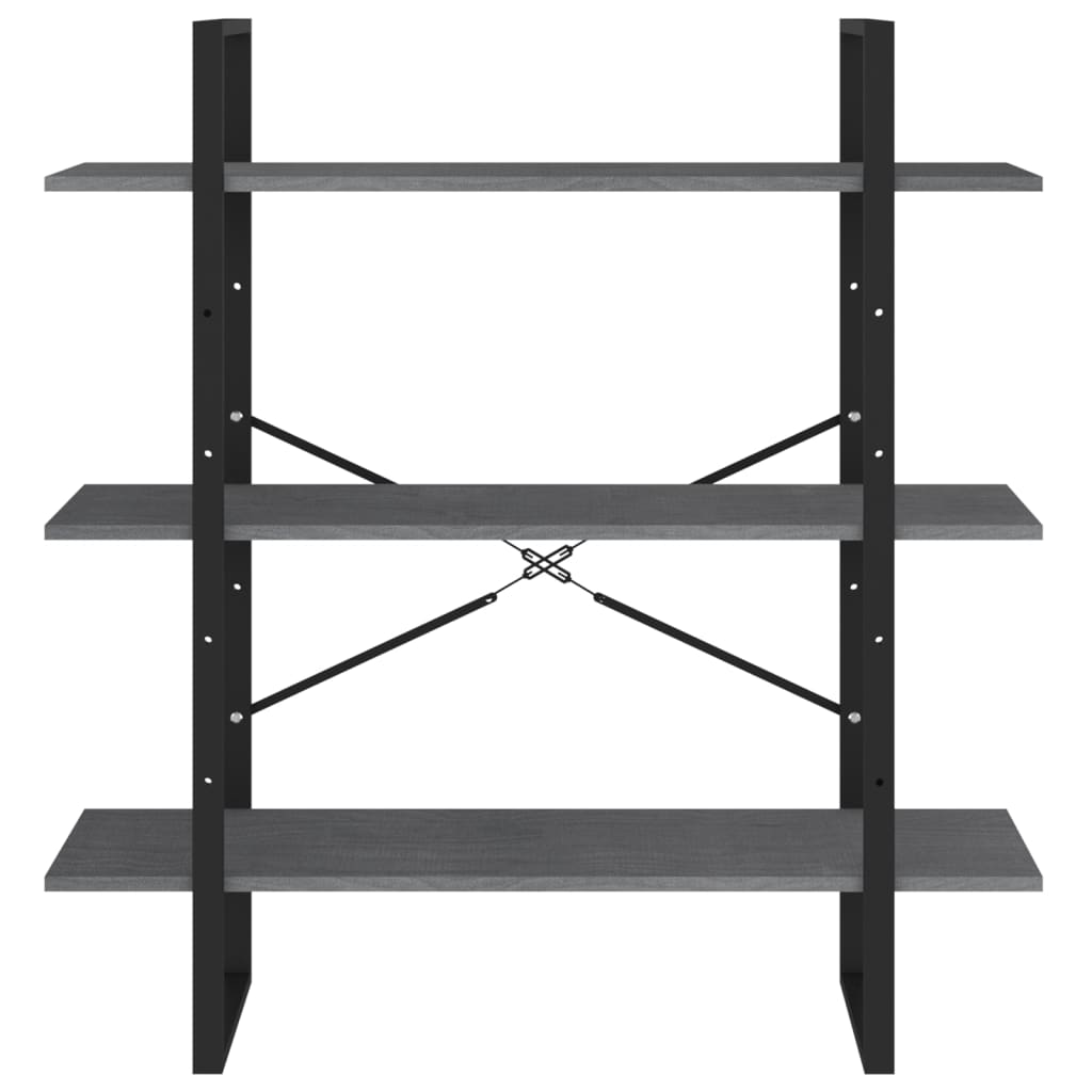 Bücherregal Weiß 100x30x105 cm Holzwerkstoff