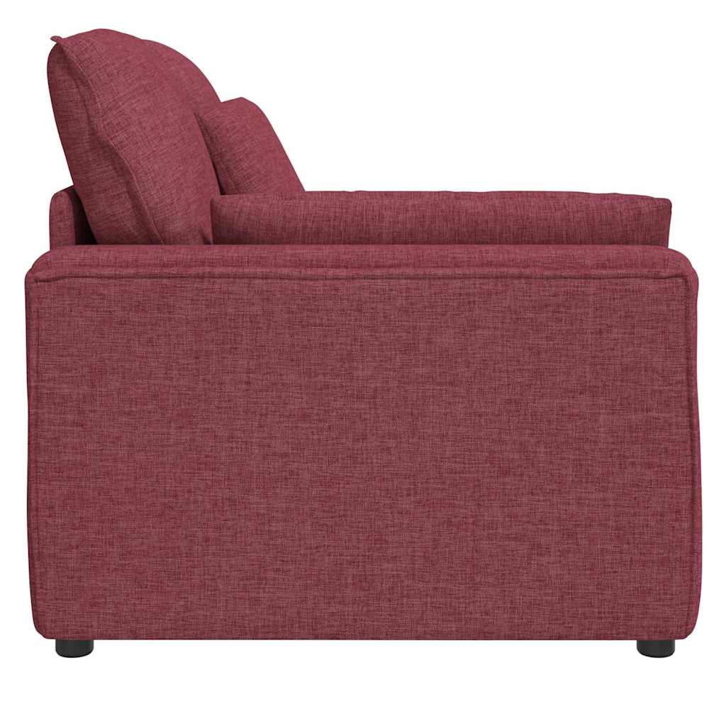 Modulares Sofa Endmodul mit Armlehne Kissen Hellgrau 100 cm