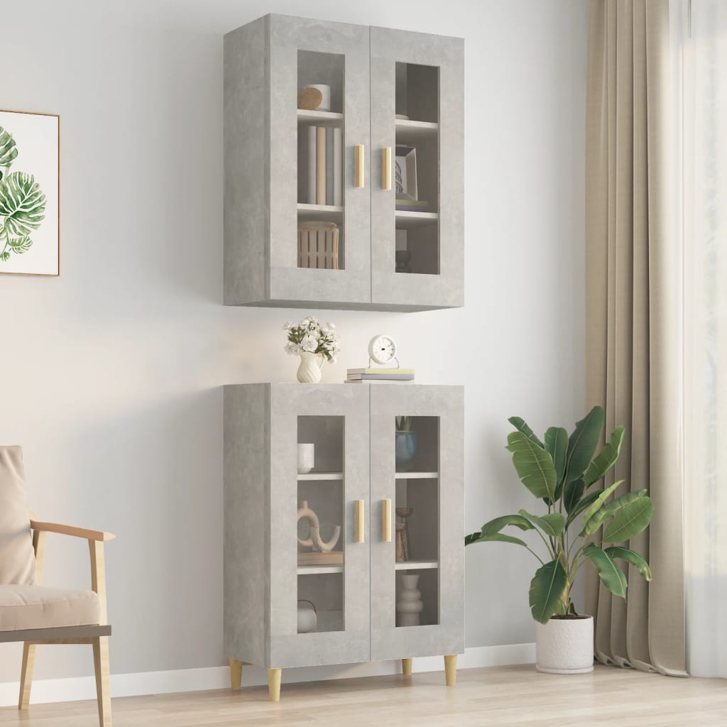 Hängeschrank Weiß 69,5x34x90 cm