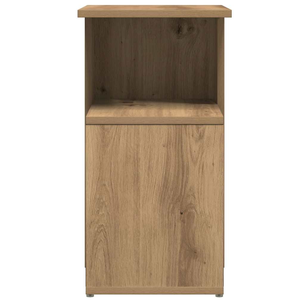 Beistelltisch Weiß 36x30x56 cm Holzwerkstoff