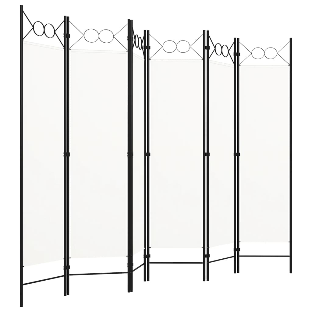 5-tlg. Raumteiler Anthrazit 200 x 180 cm