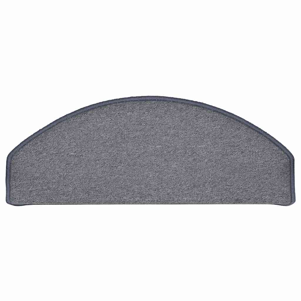Stufenmatten 15 Stk. 56x17x3 cm Anthrazit Halbrund