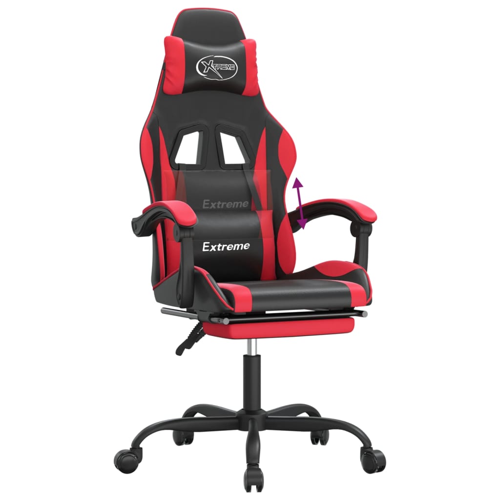 Gaming-Stuhl Schwarz und Golden Kunstleder