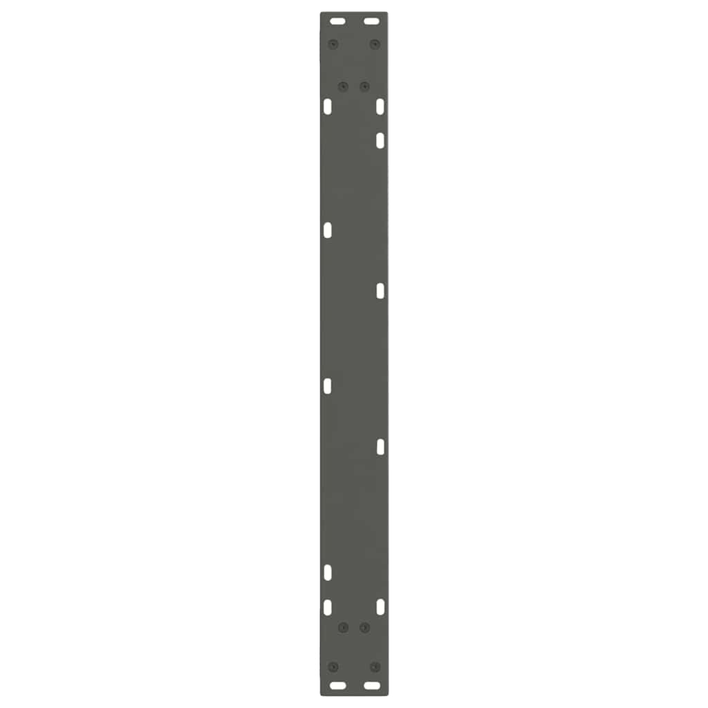 Couchtischbeine V-Form 2 Stück Schwarz 30x(30-31,3) cm Stahl
