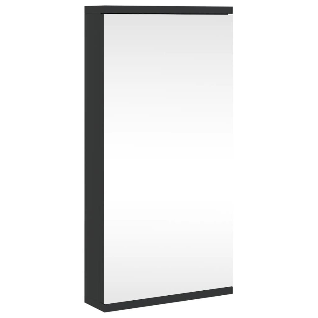 Eck-Spiegelschrank Weiß 30x24x60 cm