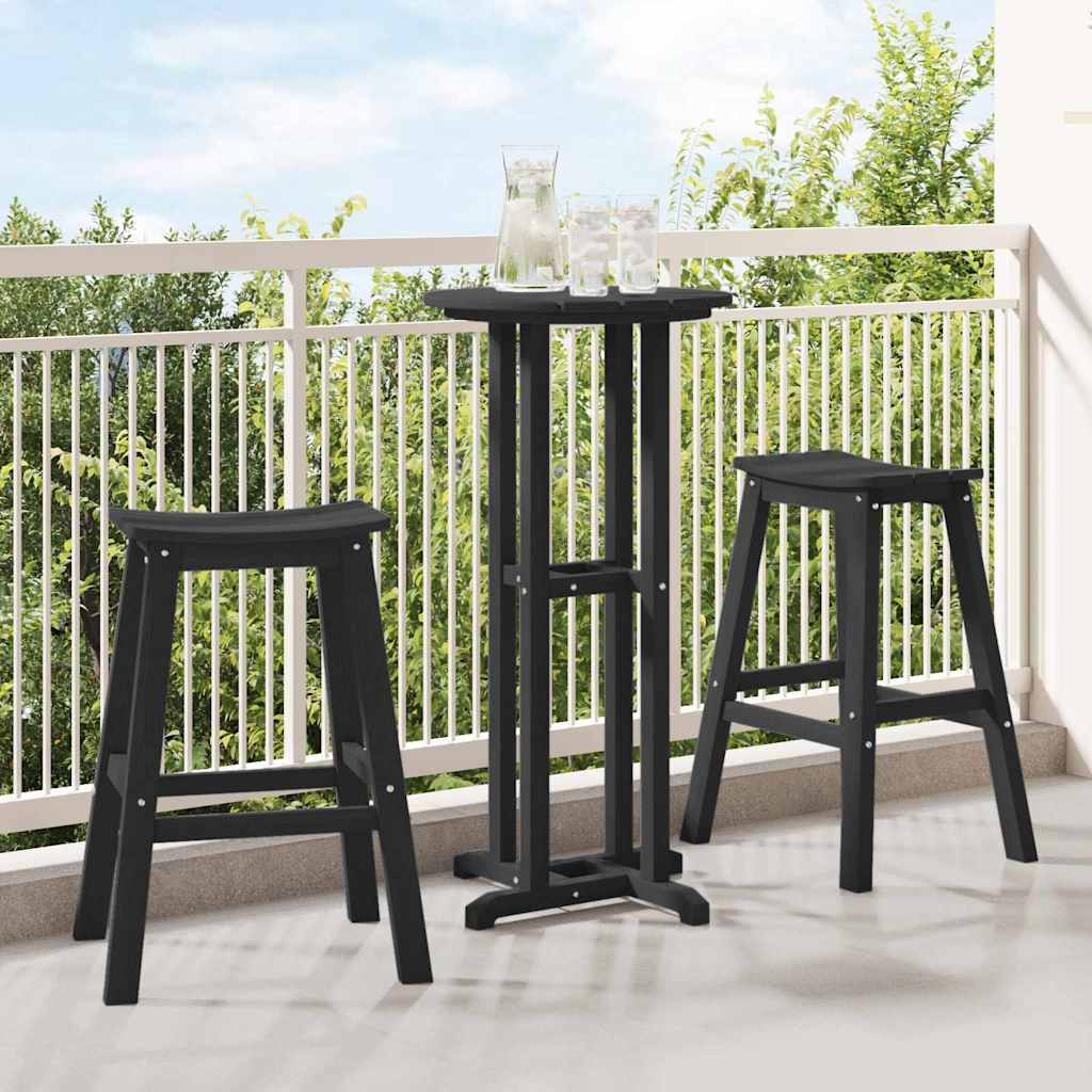 Barhocker 2 pcs Weiß 52 x 43 x 73,5 cm HDPE