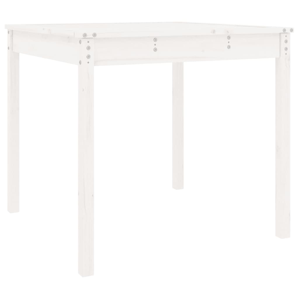 Gartentisch 82,5x82,5x76 cm Massivholz Kiefer