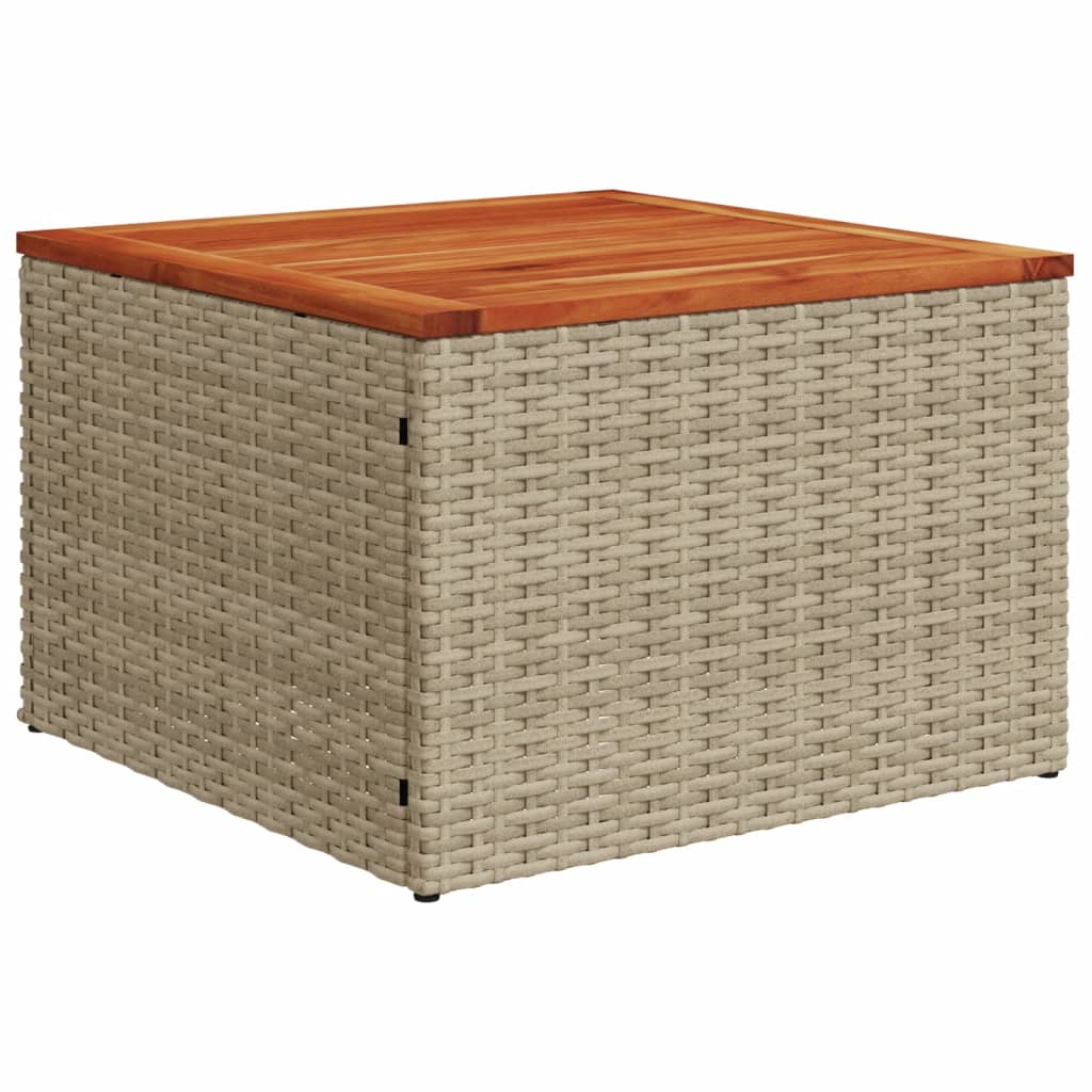 12-tlg. Garten-Sofagarnitur mit Kissen Schwarz Poly Rattan