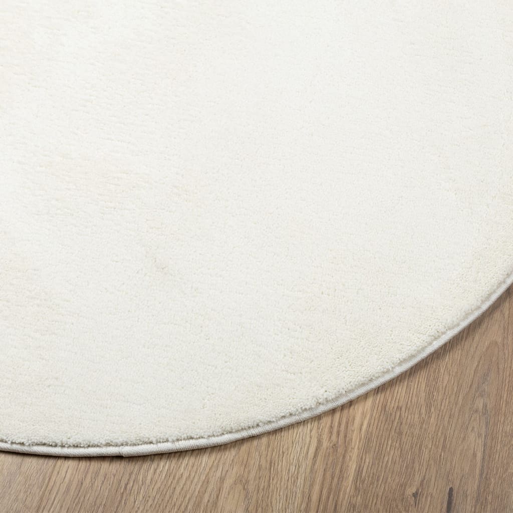 Teppich OVIEDO Kurzflor Anthrazit 120x120 cm