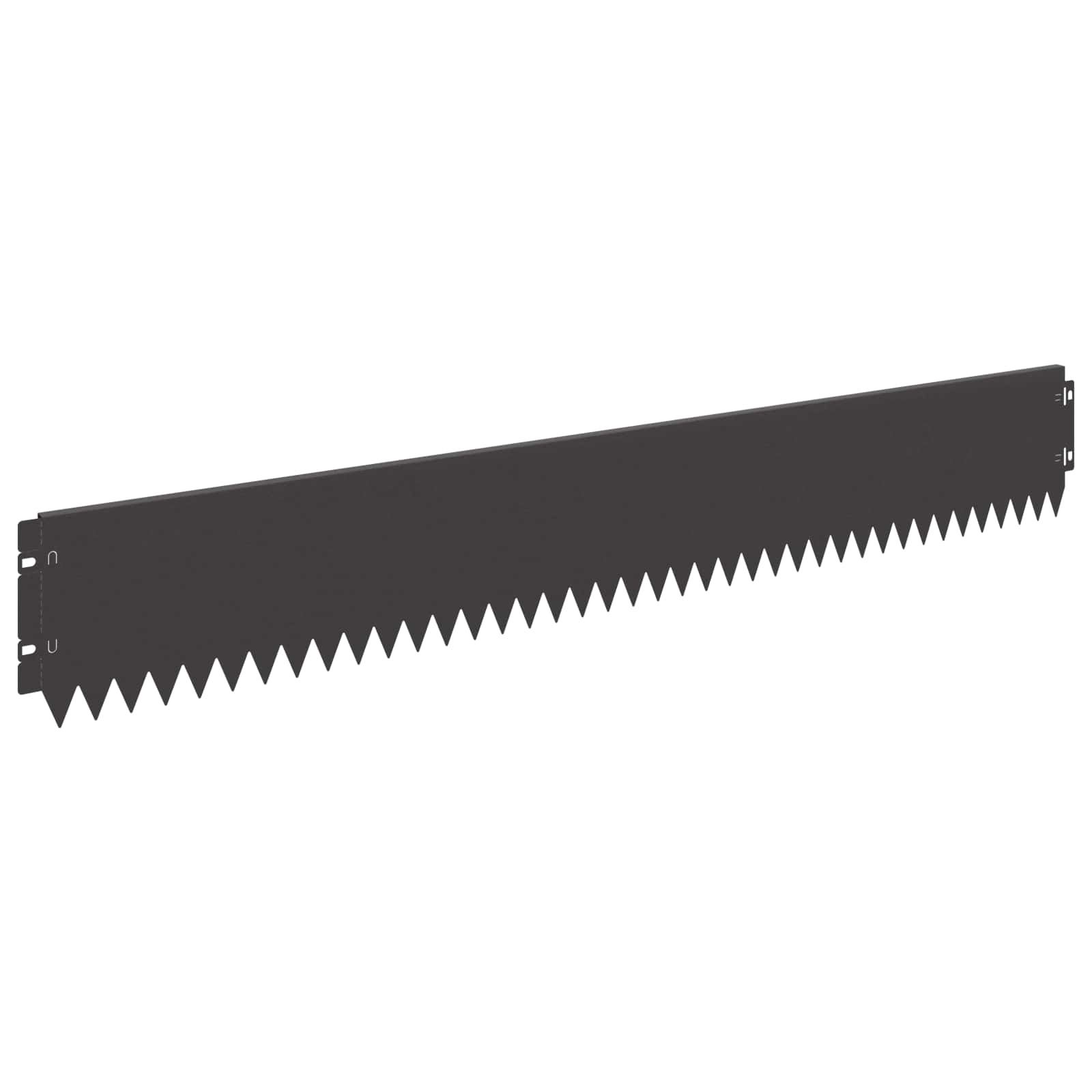 Raseneinfassung 10 pcs 103 x 10 cm Stahl Schwarz